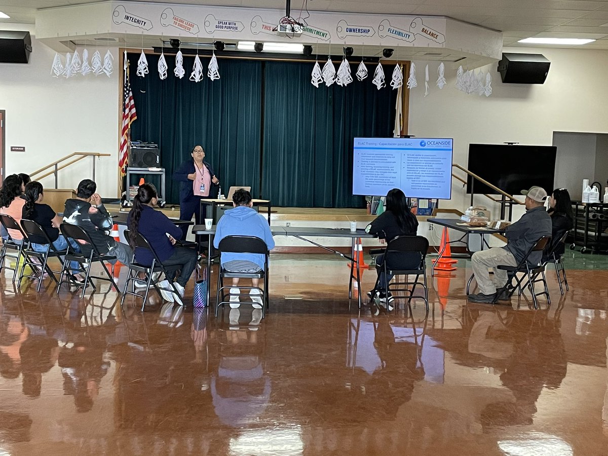 We are happy to have our first ELAC meeting for this year!@FoussatSchool