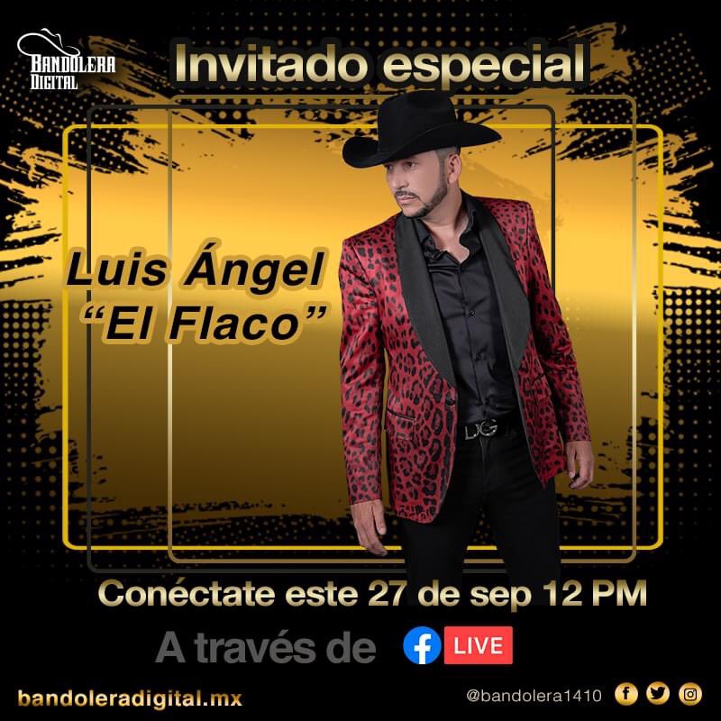 Hoy no te pierdas a nuestro invitado especial, <a href="/luisangelelfla/">Luis Angel “El Flaco”</a> ... 🤠 ¿Qué sorpresas no tiene?🎶 ¡Descúbrelas en punto de las 12 PM! 🙌 bandoleradigital.mx/cdmx