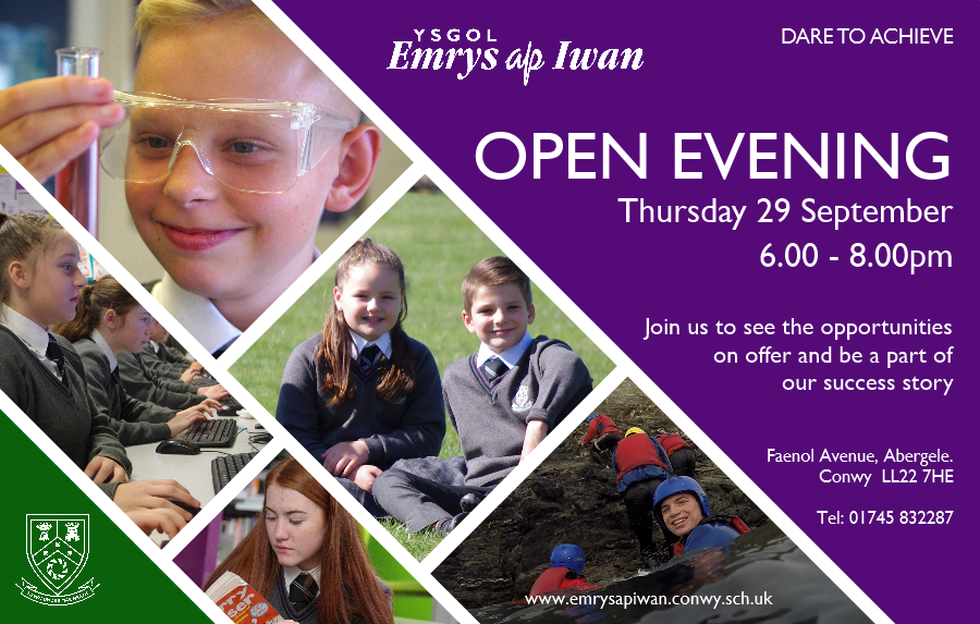 emrysapiwansch's tweet photo. Our motto #DareToAchieve underpins everything that happens at Ysgol Emrys ap Iwan. Join us on our journey and be a part of our success. See for yourself at our Open Evening on Thursday, September 29th 2022 between 6-8pm.  #Success  #OpenEvening  #Abergele https://t.co/Y2Z4qvkADF