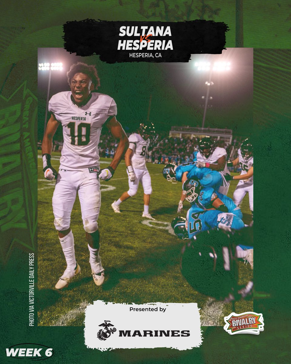 Hesperia had a thrilling one-point victory over Sultana last season, claiming the City Key for a third straight year. The Sultans aim for revenge over the Scorpions on Friday night. Who do you have in the 𝙆𝙚𝙮 𝙂𝙖𝙢𝙚? 📰 bit.ly/3xINhZo Presented by: @USMarineCorps