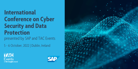 TK_Consulting's tweet photo. We're proud to be sponsoring: International Conference on #CyberSecurity and #DataProtection taking place on October the 5th and 6th. You can register here: https://t.co/ig28p2My6i #sapcybersecurity #cyberawareness @taceventsworld @SAPFinance https://t.co/UzgMvm8R8s