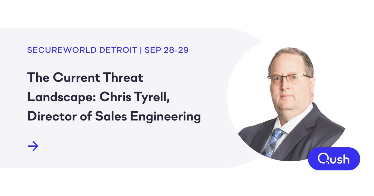 Next_DLP's tweet photo. Join us at SecureWorld in Detroit tomorrow to learn about the current threat landscape with a panel of experts, including one of our sales engineers: Chris Tyrell.

Register here: https://t.co/QjUrmBkTiA

#Qush #Cybersecurity #Secureworld https://t.co/OmjfP2nHAn