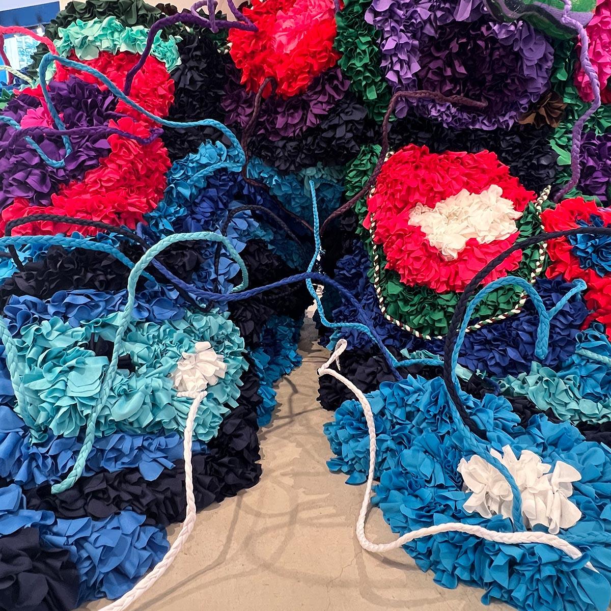 conta.cc/3UJBF1R

Our artist Soraya Abu Naba’a has created a textile installation for her participation in the New York Latin American Triennial 2022 that opened to the public on September 23rd at Pace University Art Gallery, 41 Park Row, New York, NY 10038