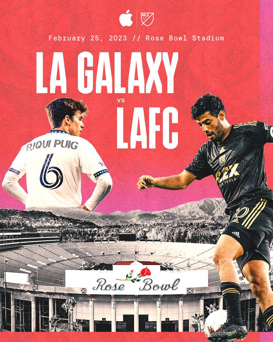 Circle this one on your calendar. 📅 @LAGalaxy vs. @LAFC will play at the Rose Bowl to open their season. 🌹🏟️