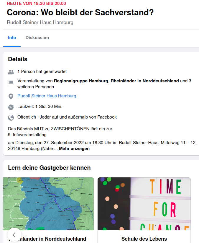 AfaNord's tweet photo. Die #Stadt #Hamburg bewirbt einen umstrittenen Diskussions-Vortrag über den #NSDAP-Nazi und Heilpraktiker Bruno Gröning für heute im #Kaiserlich.
Im Rudolf-Steiner-Haus ist eine #Querdenken-nahe Veranstaltung "Mut zu Zwischentönen" mit Thomas Schopf geplant. 1/x

#NoNazis #HH2709 https://t.co/q1u4OJihhL