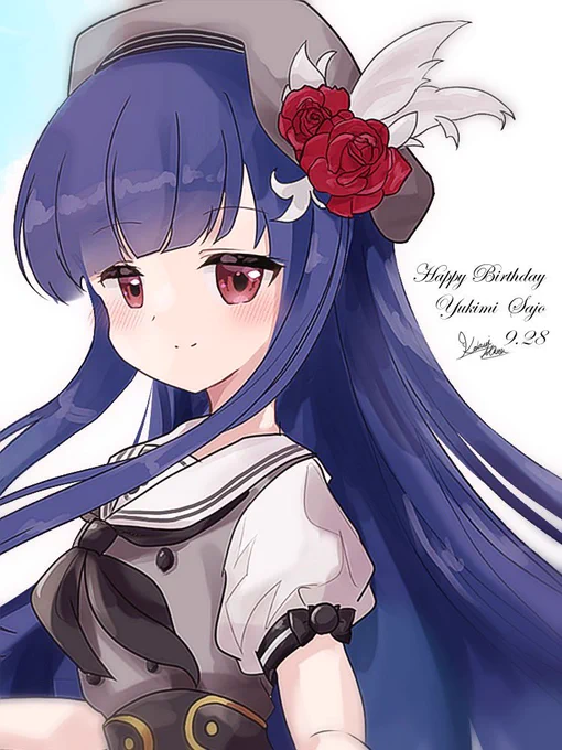 雪美ちゃん誕生日おめでとう〜〜!!今年もいっぱい可愛い姿も綺麗な姿も見せてね…!!#佐城雪美生誕祭2022#佐城雪美生誕祭 