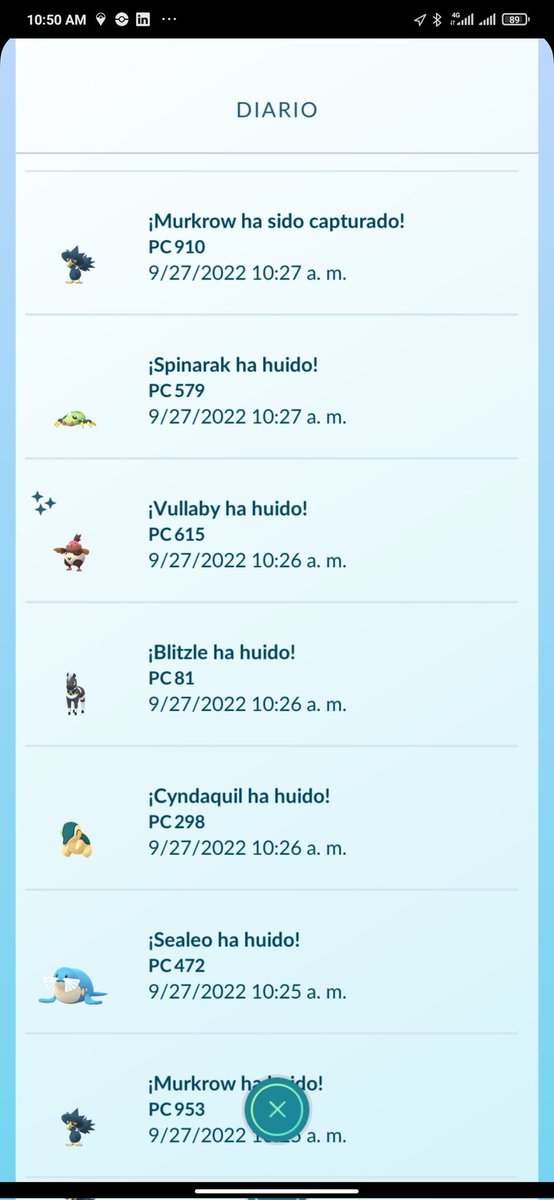 Nocturnejp's tweet photo. Yo pensaba que los Shinys siempre se capturaban, ahora veo que eso es falso @PokemonGoAppLA @PokemonGoApp https://t.co/7PDbEngEh4