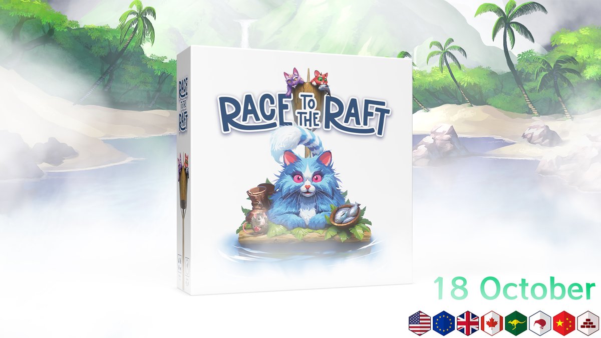 I am pleased to announce Race to the Raft will be on Kickstarter from October 18th!

kickstarter.com/projects/tcokg…

I'll be releasing more information about the game over the next 3 weeks and can't wait for this new adventure with you all!