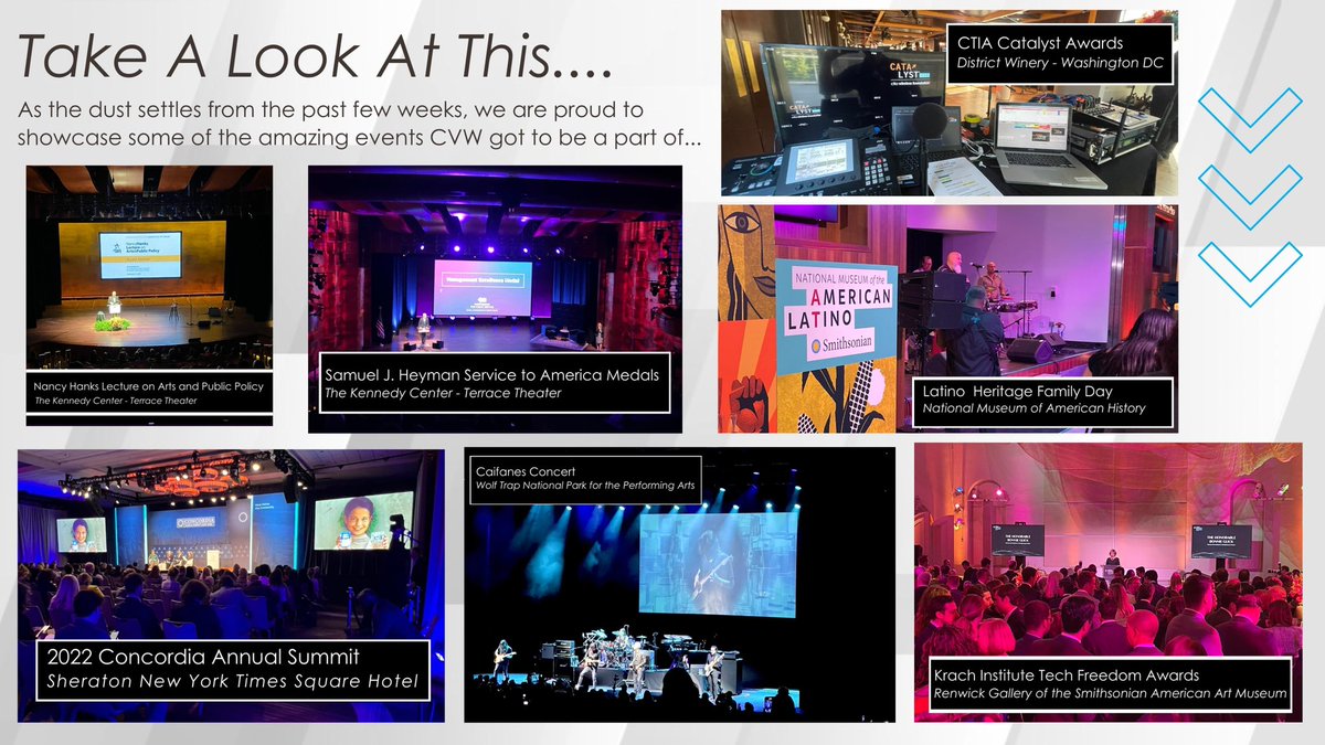Wow! It’s been busy at CVW. Part of our team has been hard at work on some amazing events in DC, while others have been traveling from the mountains out west to the heart of NYC working hard as well. Here’s a look at some projects we’ve been a part of recently.