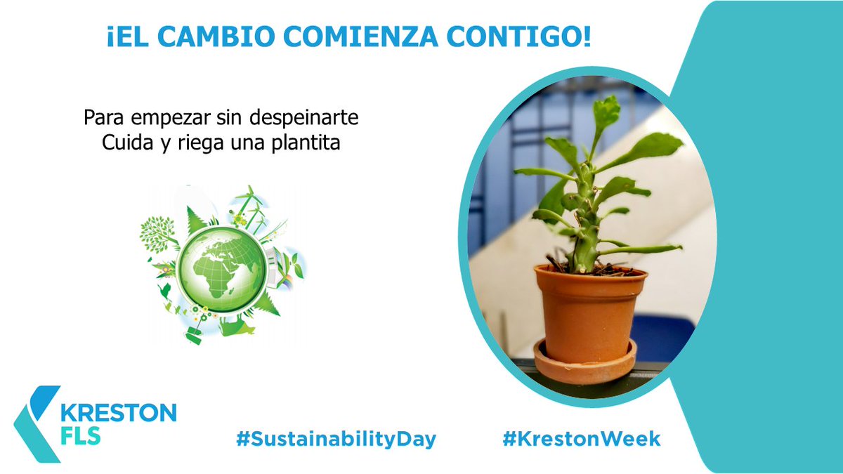 KrestonFLS's tweet photo. ¡Pequeñas acciones generan grandes cambios! #KrestonWeek #SustainabilityDay #KrestonFLS #KrestonGlobal https://t.co/f0TUy4hKso