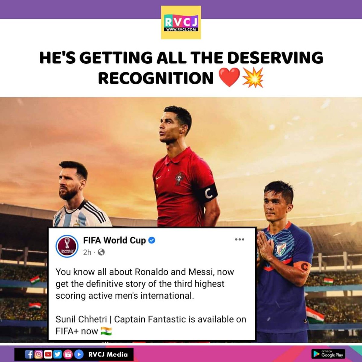 RVCJ_FB's tweet photo. Sunil Chhetri! https://t.co/7NyeEbhC0J