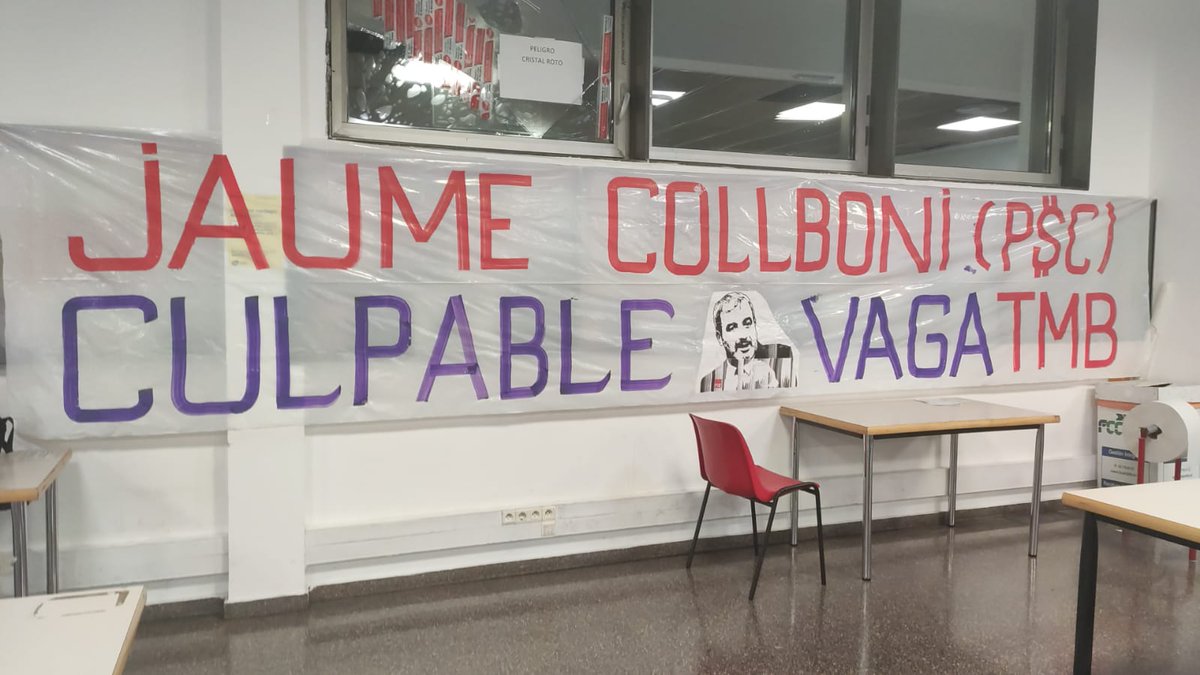 7 día d paros parciales de 2 horas por turno y el seguimiento por parte d la plantilla es total. Y lo mejor es q la plantilla retoma vínculos, hace piña y aprende q si luchas no hay derrota. Tiene claro quienes son lxs culpables <a href="/jaumecollboni/">Jaume Collboni</a>  <a href="/pscbarcelona/">PSC Barcelona/♥️</a>