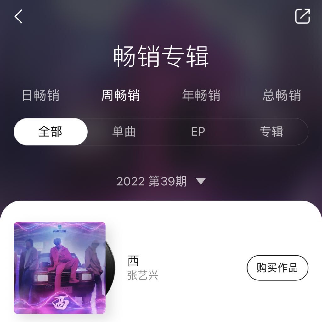 Chuchouxxing's tweet photo. 220929 #LayWESTchart : @layzhang
ยอดขายบน QQ MUSIC ทะลุ 1,000,000อัลบั้ม แล้วค่ะ
ตอนนี้ EP "WEST" ขึ้นมาเป็นอันดับ1 EPที่ขายดีที่สุดประจำปีนี้แล้วค่ะ🥳
🥈ผลงานบนแพลตฟอร์มQQ MUSICที่ขายดีที่สุดประจำปีนี้
🥇EPขายดีประจำสัปดาห์
🥇EPขายดีประจำวัน
#LAY_GoingWest #อี้ชิง #เลย์จาง https://t.co/C4cValLP9v