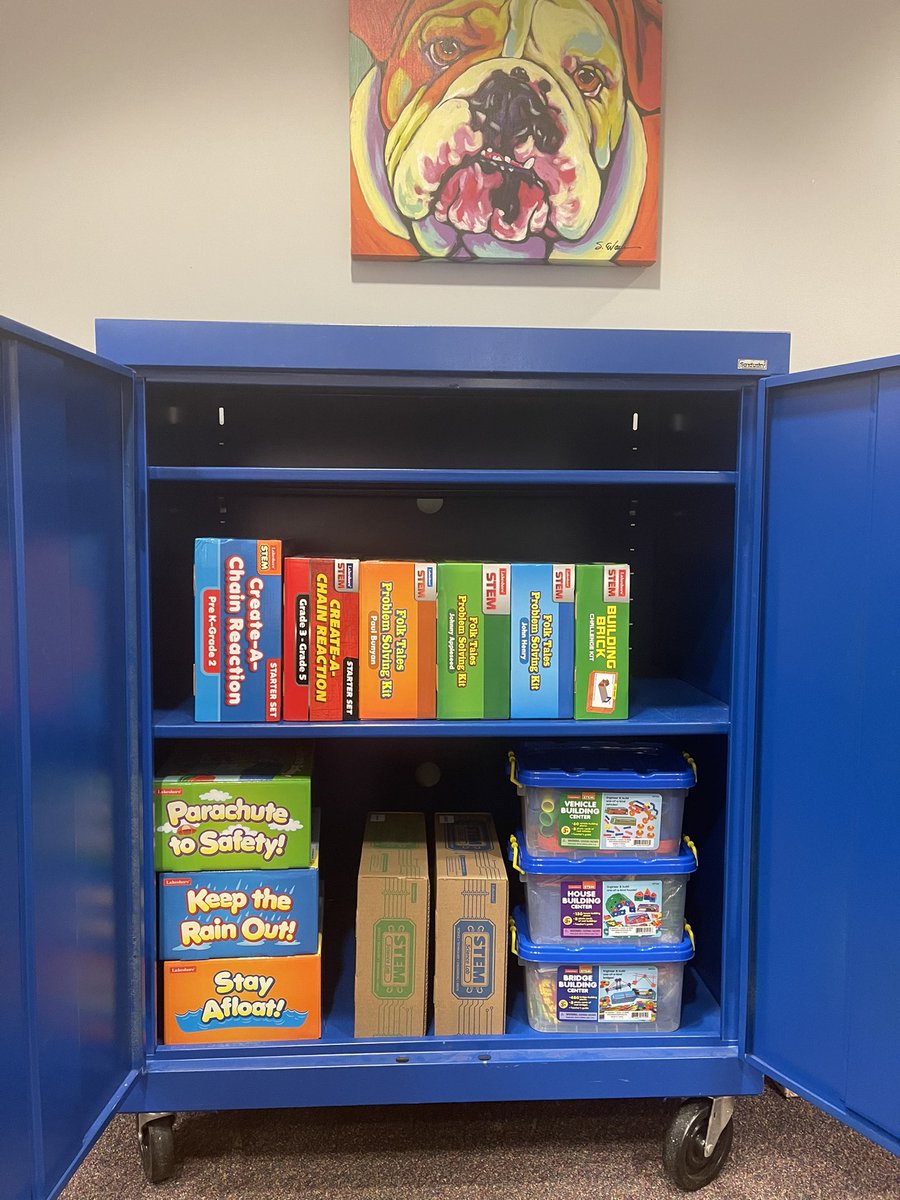 Thank you <a href="/FoundationBASD/">The Foundation for the BASD</a>! Our STEM activity cart is open for business! #basdproud