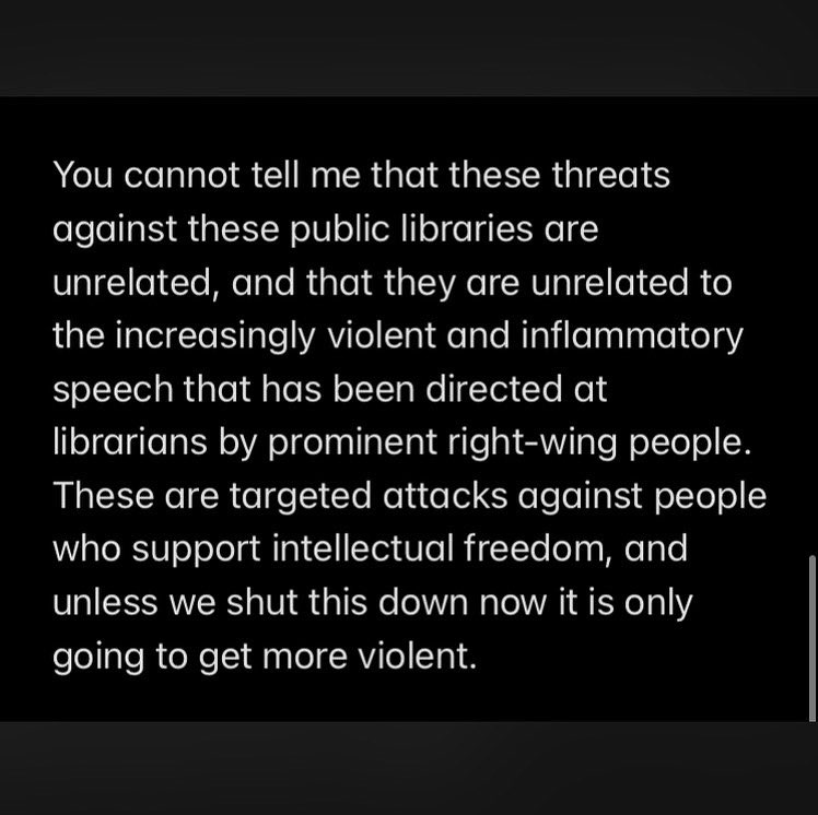 thememeinglib's tweet image. Some thoughts on the recent terroristic activity directed at libraries