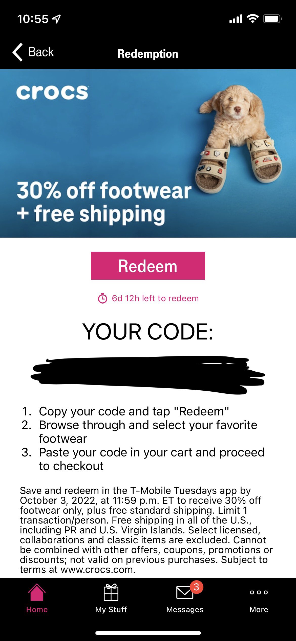 Crocs 30 sales off code