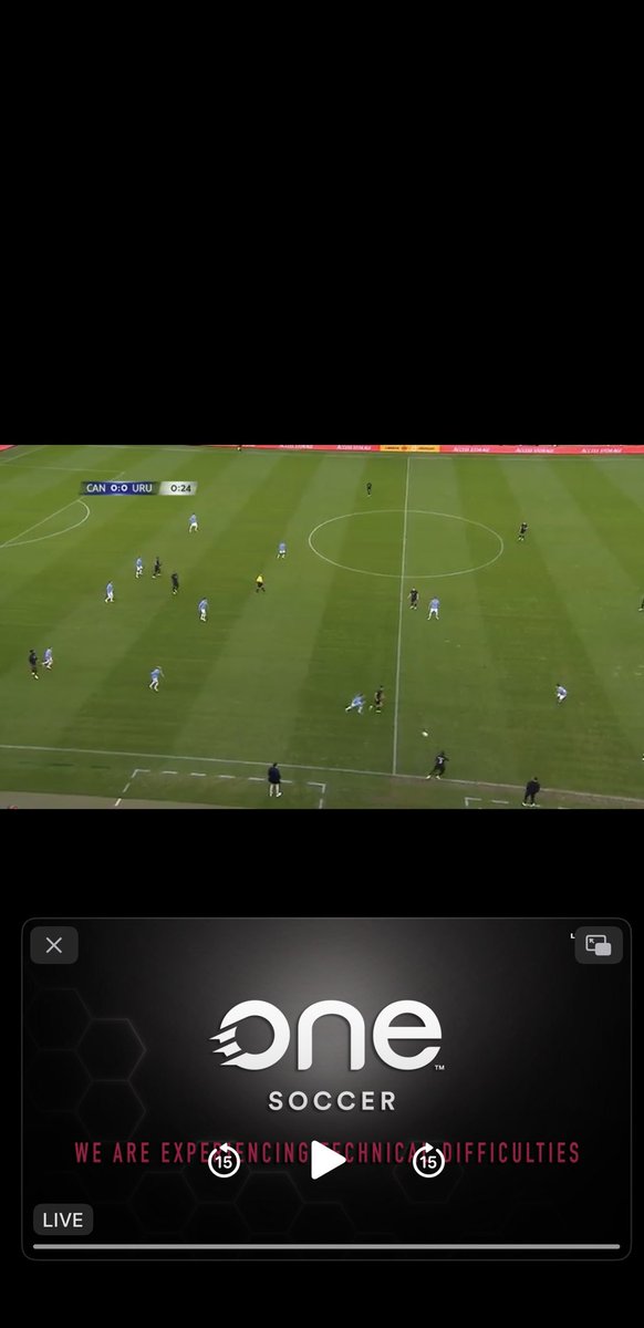 chormammu's tweet photo. @onesoccer wow another fail. One of these I pay for! https://t.co/WbDefXx4p4