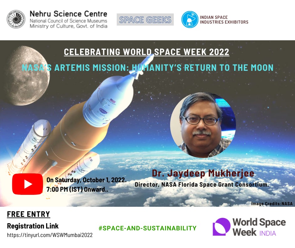 spacegeeksindia's tweet photo. Happy to announce upcoming online talks during World Space Week 2022. Register yourself at https://t.co/a2qxml88J9
#WorldSpaceWeek2022 #SpaceAndSustainibility https://t.co/K1ALm8GBN5
