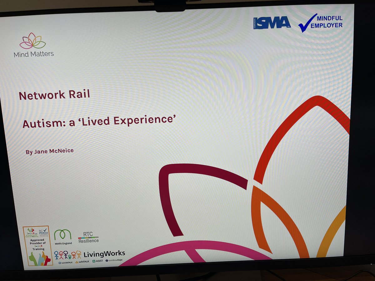 Umbrella_Picker's tweet photo. Today I’ve had the privilege of raising awareness of the #lostgirls, those like myself who are #latediagnosed #autistic and needed their truth much earlier. Thank you to my client Network Rail for the invite and speaking opportunity, and to Doncaster Chamber Women in Business https://t.co/1K4ay8Y1T8