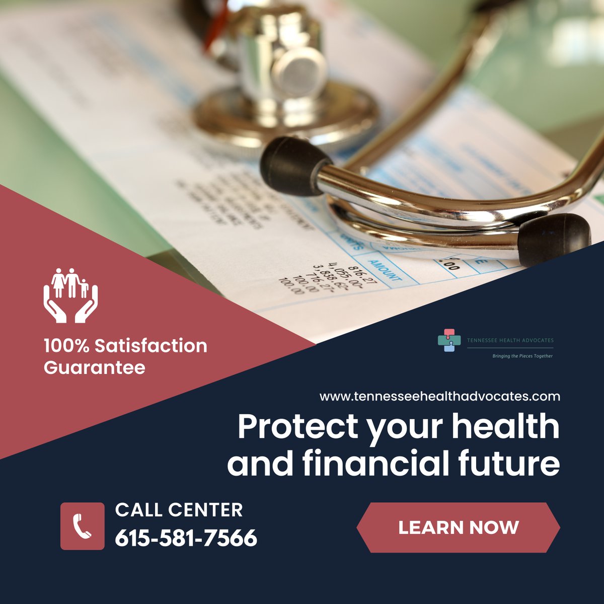 TNHealthAdvocat's tweet photo. Don't let your medical bills get in the way of enjoying your life. 

#tennesseehealthadvocates #medicalbills #healthinsurance #reviewyourbills #understandyourbills #reviewyourmedicalbills #peaceofmind #billingerrors #savetime #savemoney #fairprice #strategy https://t.co/wvqZfBLd3A
