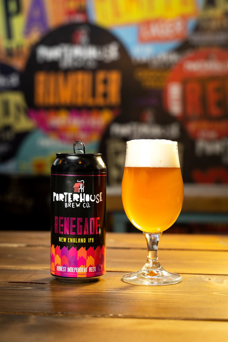Renegade New England IPA is packed full of watermelon, citrus and white grape with low carbonation 🍉🍺