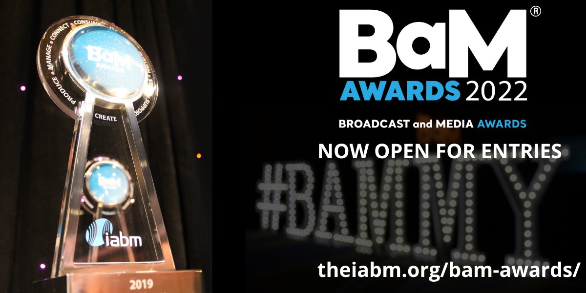 Don't miss out - the only truly independent technology awards in the industry, widely recognized as the gold standard for rewarding Broadcast and Media innovation. Entries are accepted up until 31st October. Enter now: ow.ly/5gC250KTXoA. #BaMAwards #BaMs
