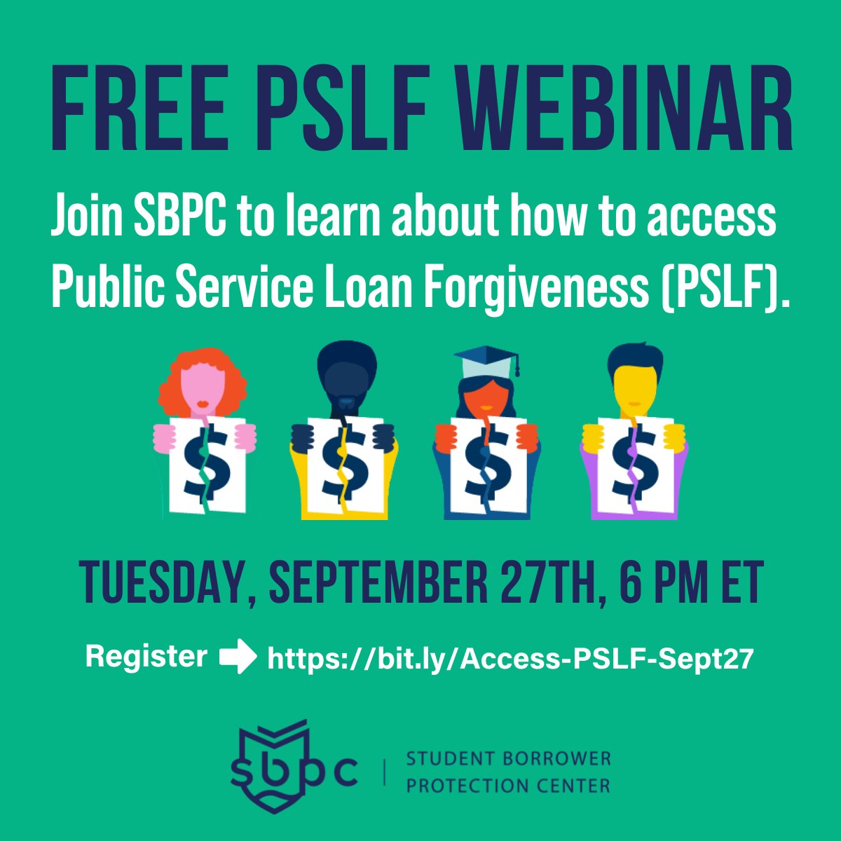 Do you still have questions about the PSLF Waiver? Reminder that TODAY at 6PM ET we'll be sharing answers!!! 

Join us: bit.ly/Access-PSLF-Se…