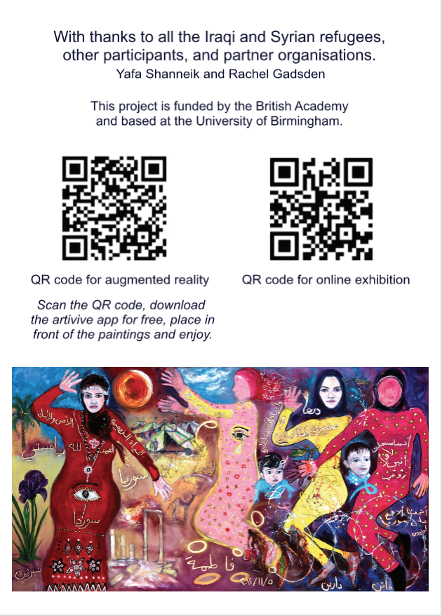 Exciting days a head as Narratives of Displacement Exhibition opens in #Würzbung - creating in collaboration with Prof Yafa Shanneik and many wonderful Iraqi and Syrian #refugees during the last few years so that their voices are heard, has been such a powerful experience.