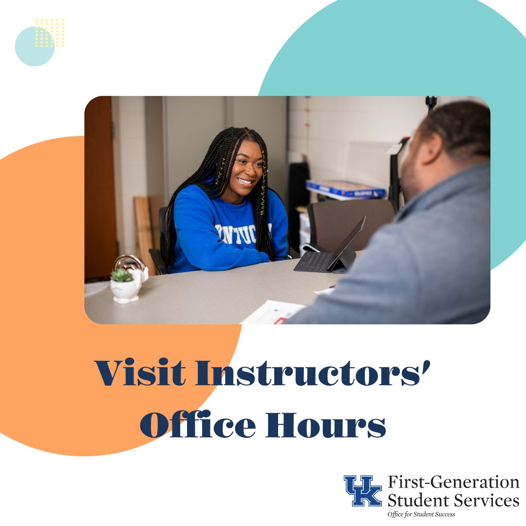 Have you heard of Office Hours? Did you know they are dedicated time your instructor sets aside for you to come talk about class material and ask questions? If you haven't utilized Office Hours yet, give it a try this week! #StudyTipTuesday #WildcatsFirst