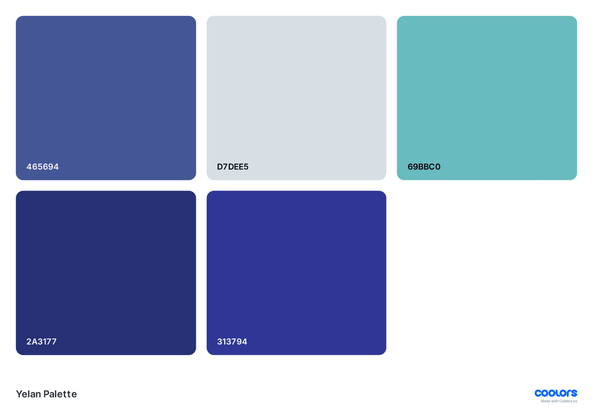 BeilanLover's tweet photo. Beidou and Yelan color palettes!!!!! #beilan https://t.co/987sULFxTn