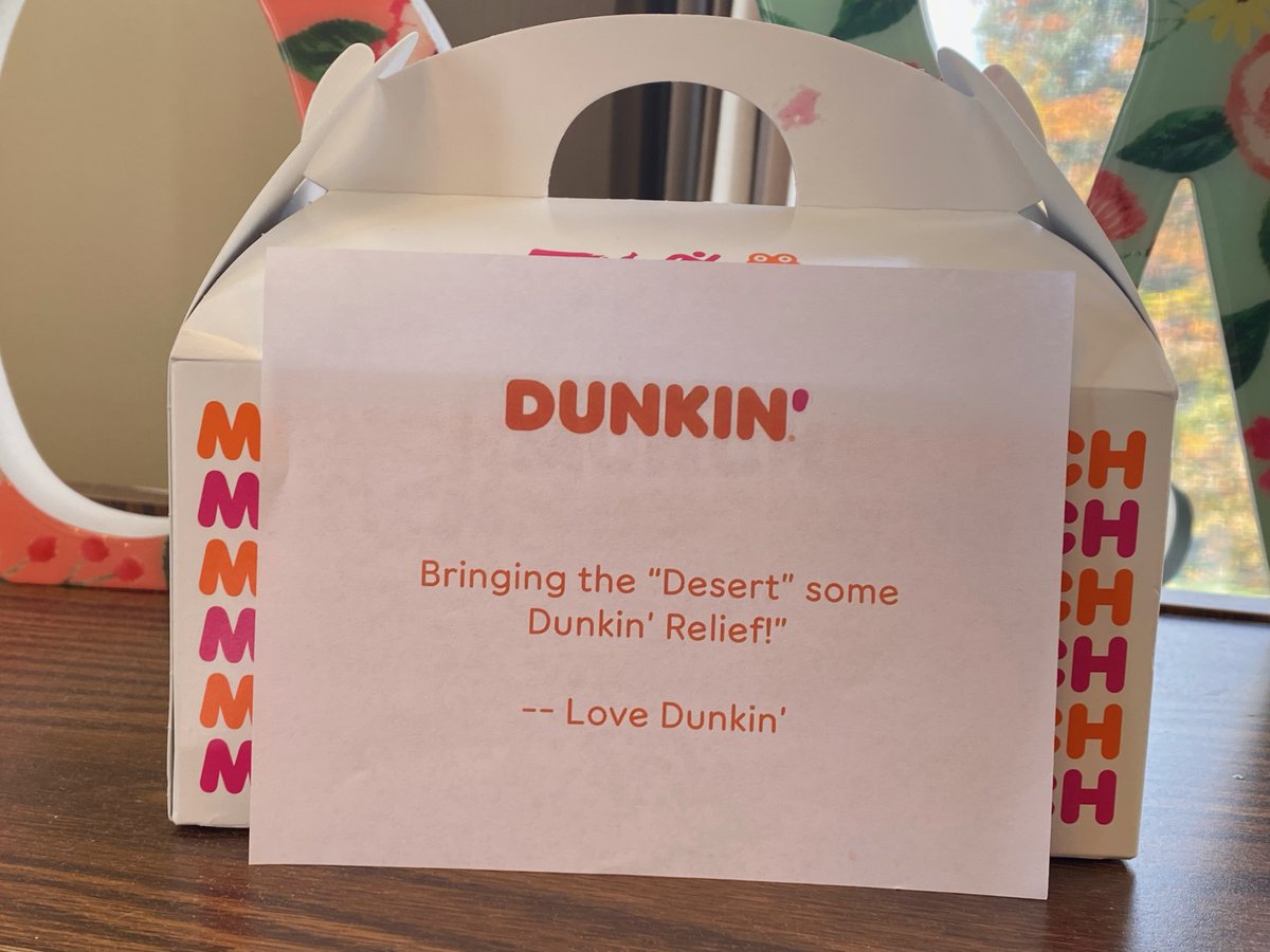 Hey <a href="/MattWBZ/">Matt Shearer</a> - Thanks for all your work to call attention to this injustice! It's working!  #dunkindesert  #dunkinrelief  <a href="/TomZuppaJGPR/">Tom Zuppa</a> <a href="/tomzuppa/">Tom Zuppa</a>