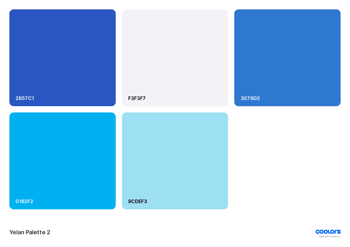 BeilanLover's tweet photo. Beidou and Yelan color palettes!!!!! #beilan https://t.co/987sULFxTn