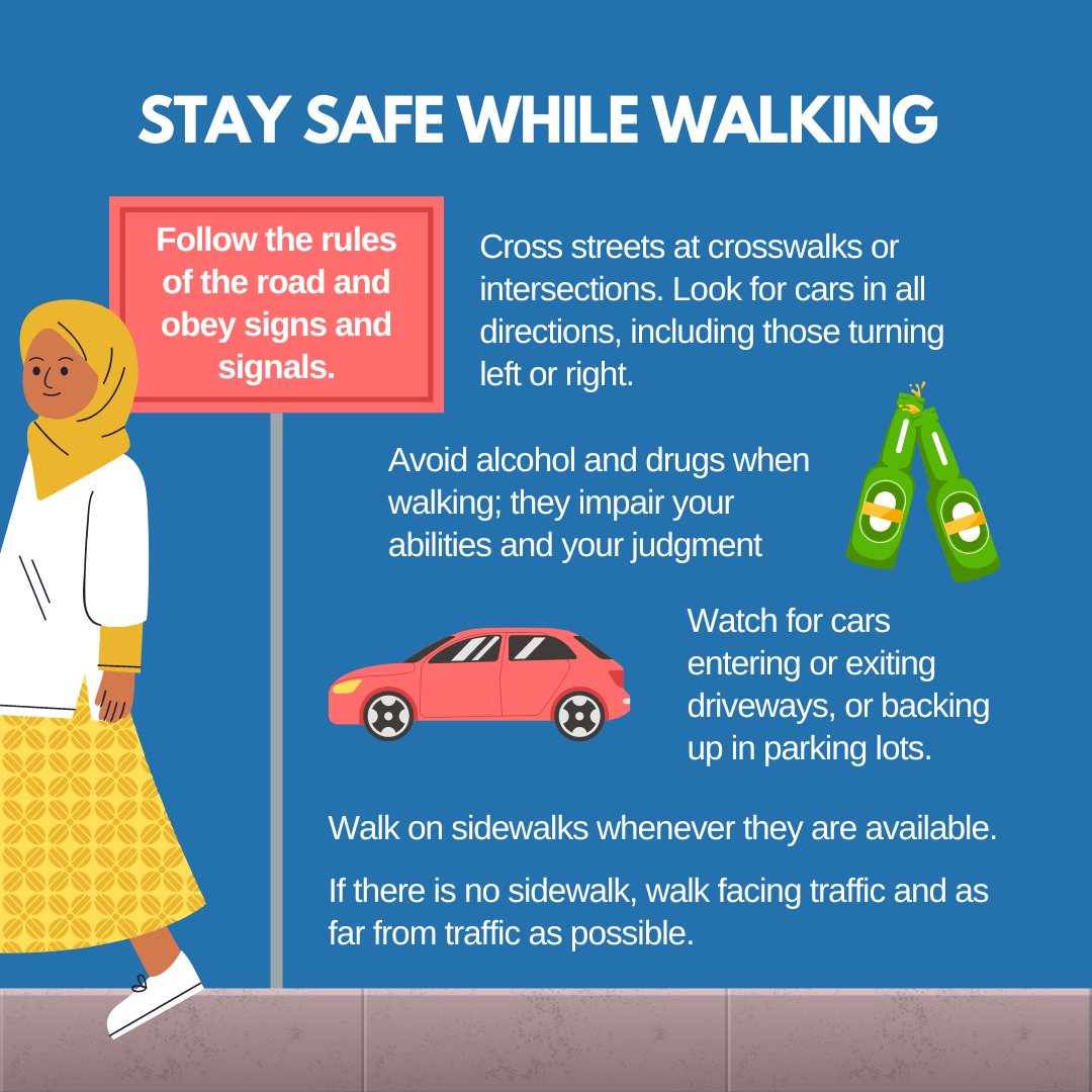 NHVPublicHealth's tweet photo. We want #NewHaven to be a #walkablecommunity! Follow these #safedriving tips to keep you and your community safe https://t.co/ZqW796tHEf. https://t.co/4GzG0qpfgL