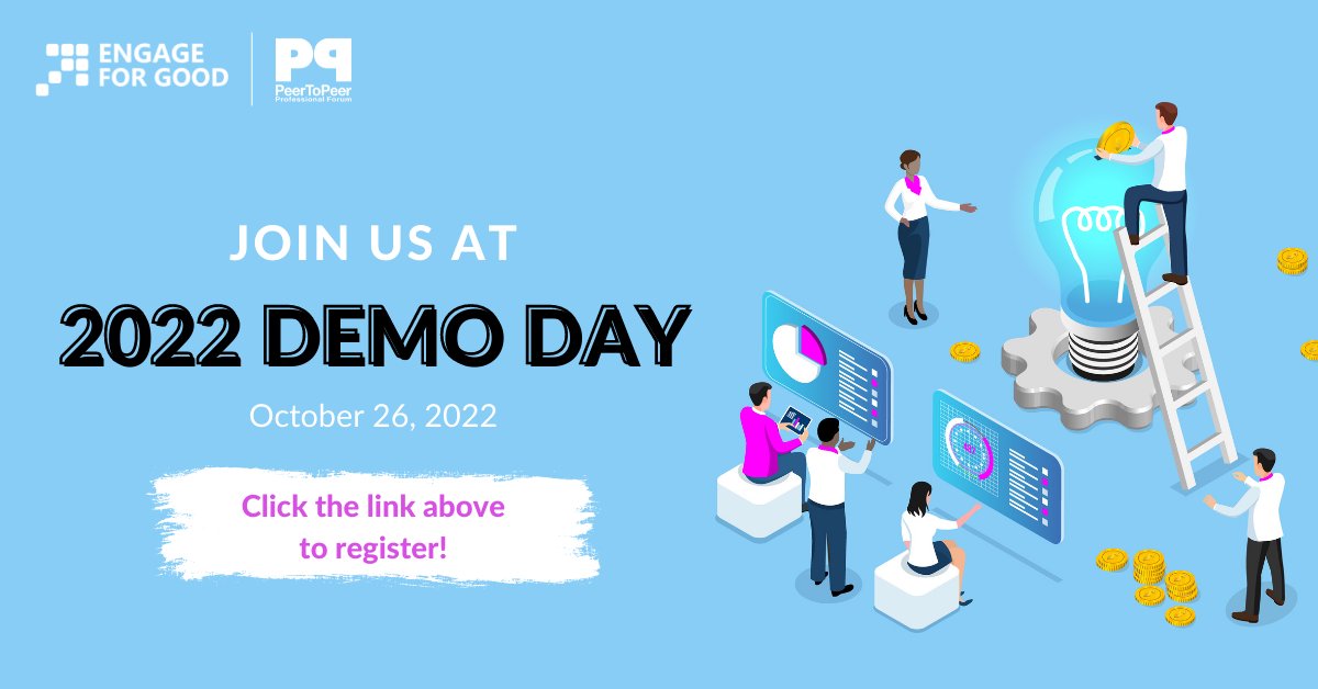Join us at Demo Day 2022 to hear from organizations that can help you streamline your work. The corporate #SocialImpact sessions start at 11:00 am ET. You can also stick around for the afternoon sessions to elevate your peer-to-peer fundraising! engageforgood.com/2022-demo-day/