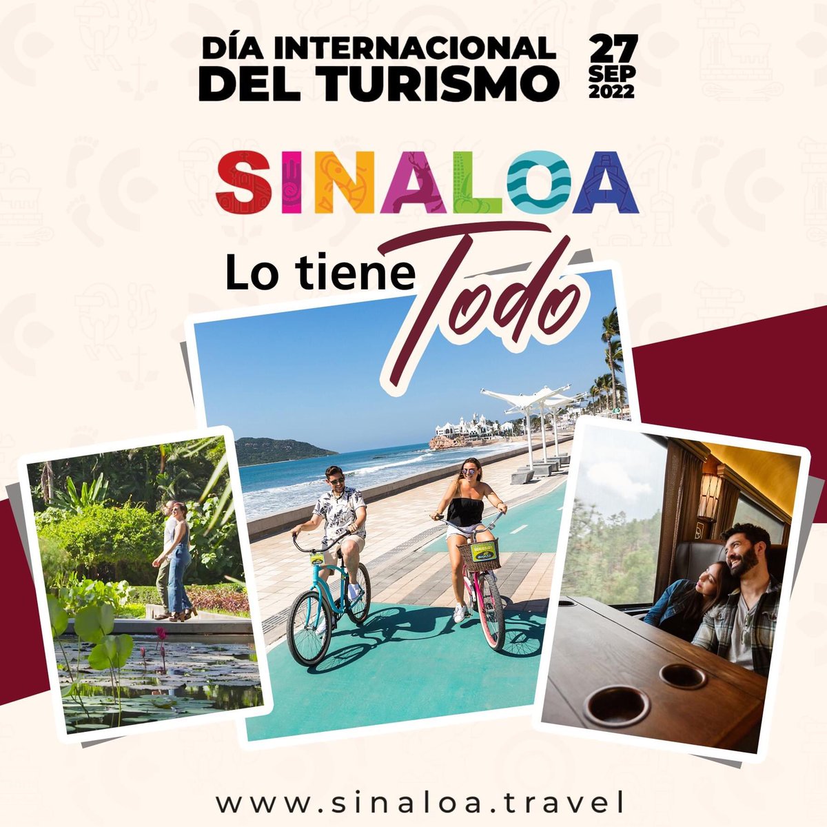 ¡Hoy es el Día Internacional del Turismo!

No hay mejor manera de festejar el día del Turismo que viajando y disfrutando de todo lo que Sinaloa ofrece para todos nosotros.

#Sinaloalotienetodo 
#DíaInternacionalDelTurismo

sinaloa.travel