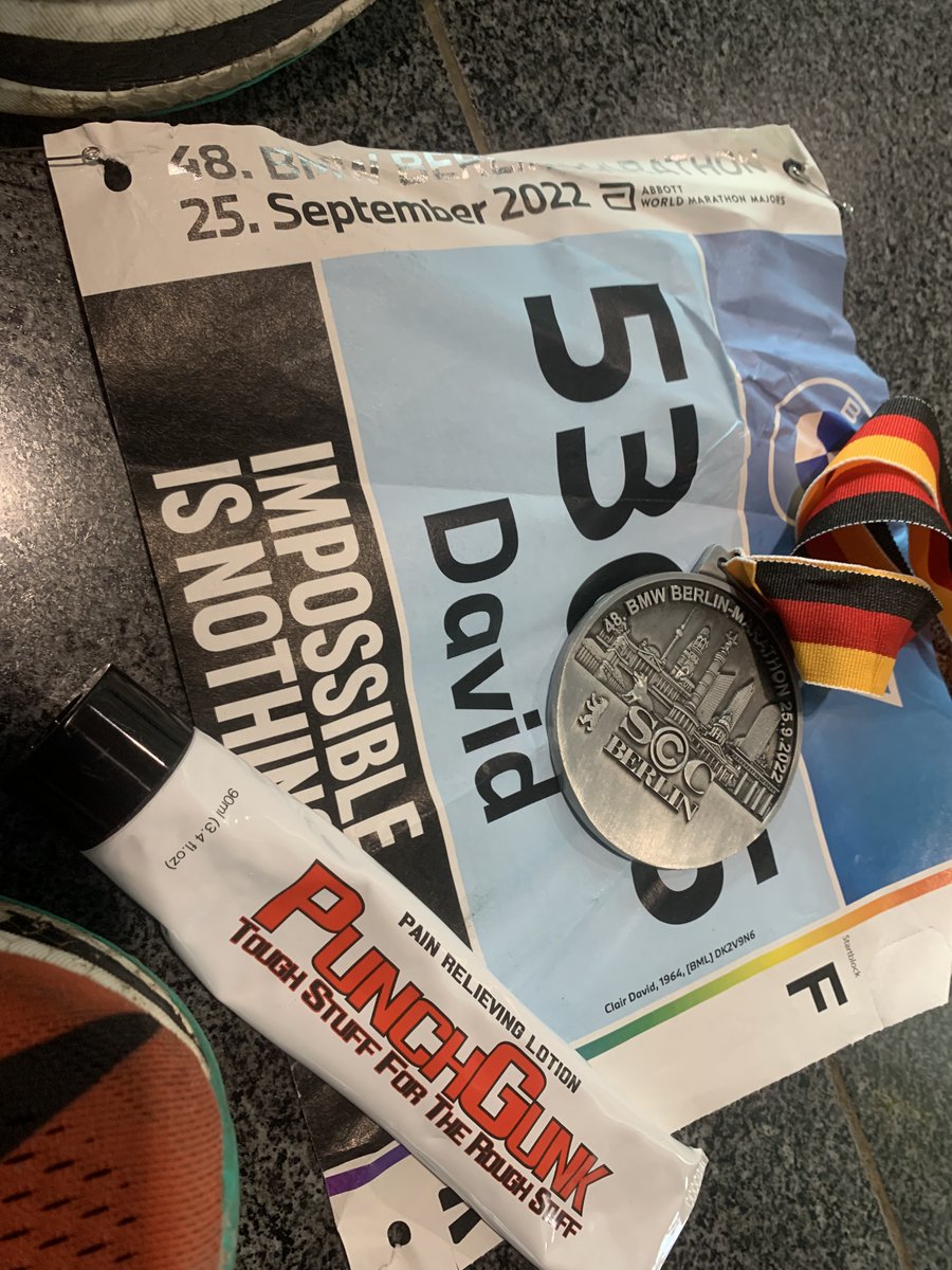 Punch Gunk marathon tested pain relief. #getthegunk #marathon #runner #painrelief #gothedistance
