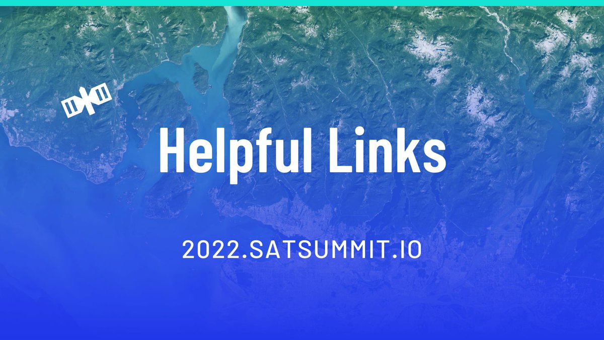 sat_summit's tweet photo. Today is the day! We look forward to seeing you all at #SatSummit2022!
Helpful links for you:
- Health Protocols: https://t.co/t18BpzIeRf
- Practical Info: https://t.co/dw4f2nRDB0
- Live Stream: https://t.co/DJJ4IYloaH https://t.co/2pBau7YugM