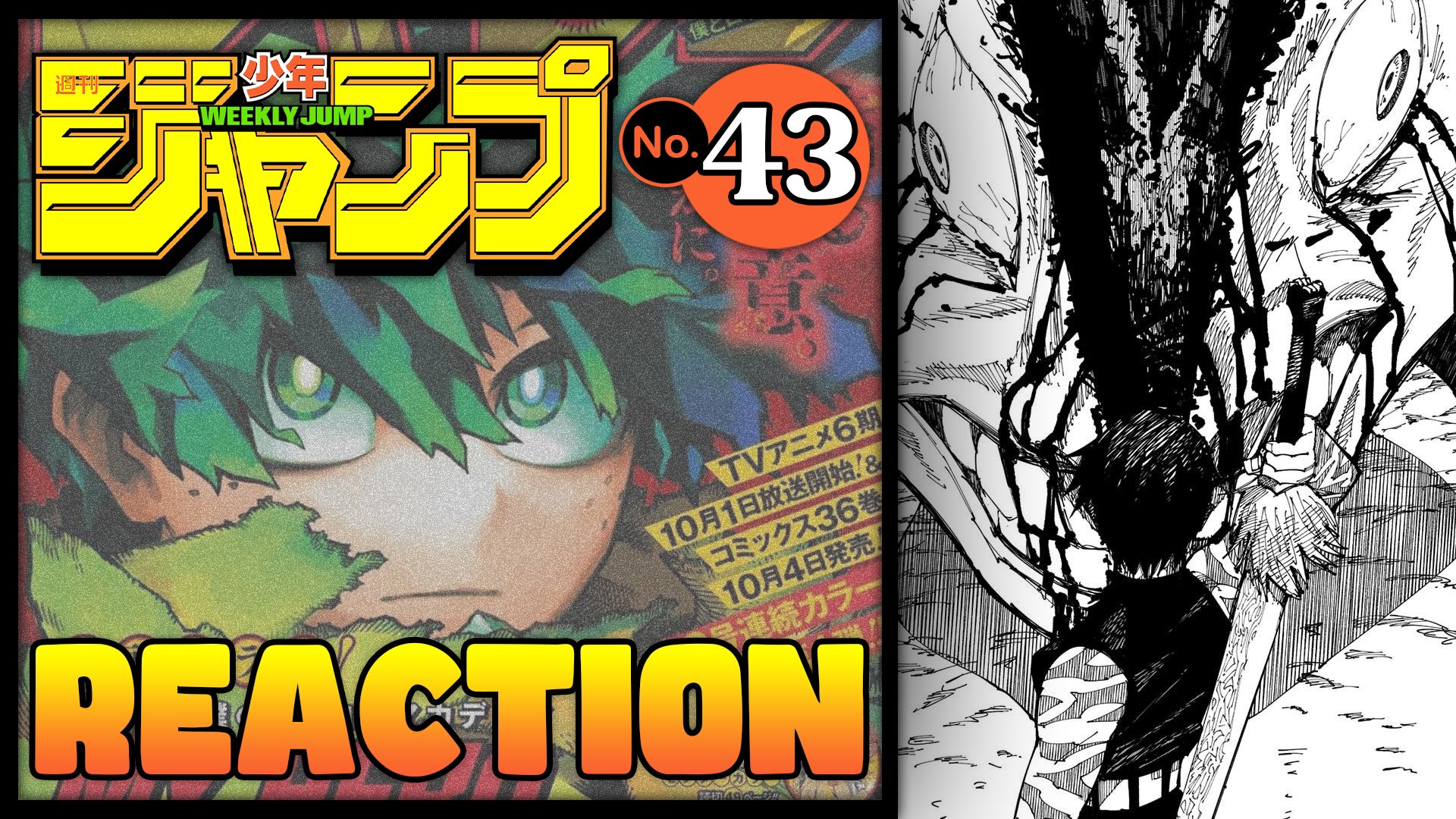 Nox Cr Weekly Shonen Jump 43 Live Reaction Weeklyshonenjump Ginka Amp Gluna 3 Jujutsu Kaisen 198 My Hero Academia 367 Yozakura Family 147 Sakamoto Days Undead