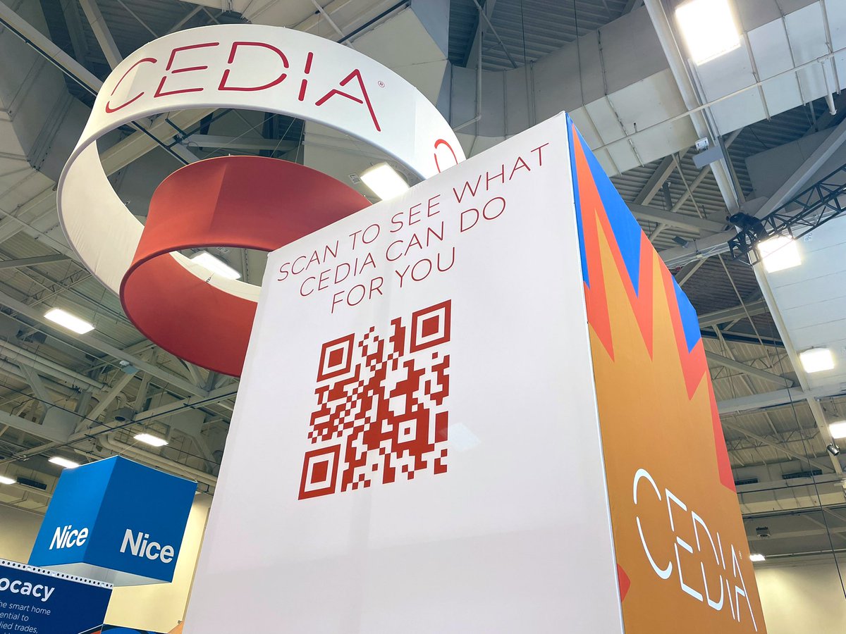 Getting our first look at the booth at the show! #CEDIAExpo <a href="/CEDIA/">CEDIA</a>