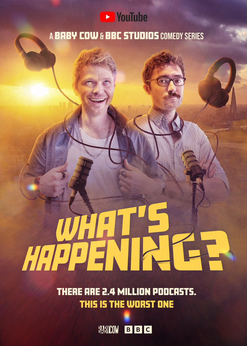 A silly show about a serious podcast. Ep 1 <a href="/YouTube/">YouTube</a> Monday! Biiiig thanks <a href="/bbcstudios/">BBC Studios</a> + <a href="/babycowLtd/">Baby Cow Productions</a> 🤠🤠📺