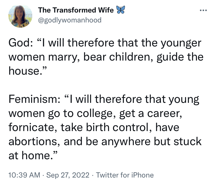 Hemant Mehta On Twitter Setting Aside The Total Distortion Of Feminism Conservative 