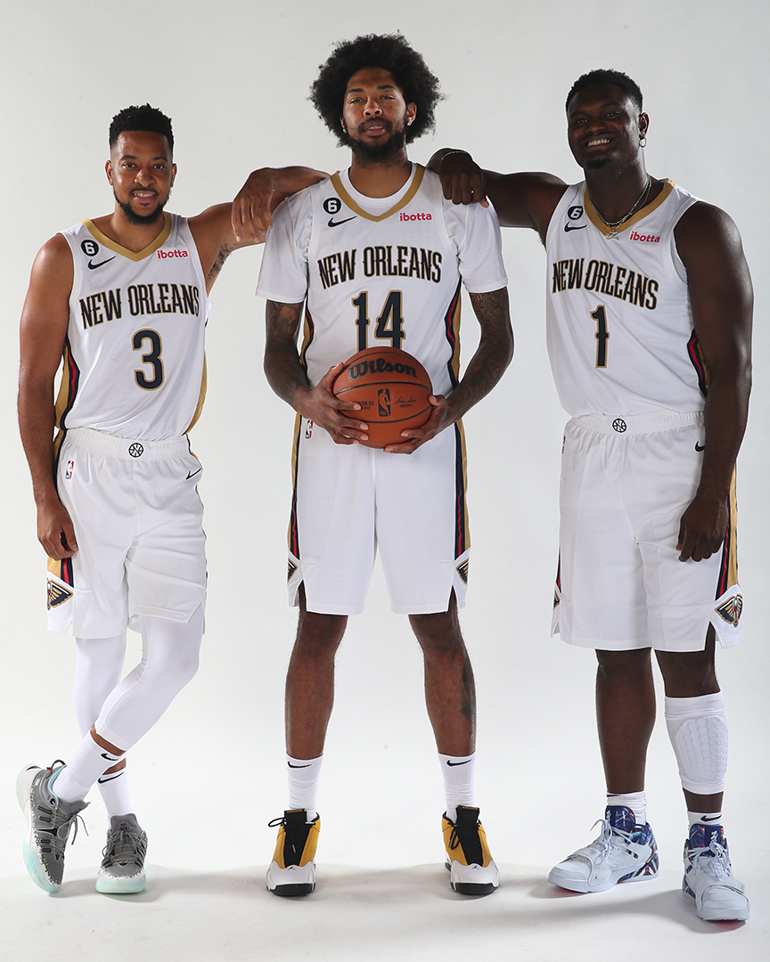 CJ. BI. ZW. 

Trio gonna be scary.