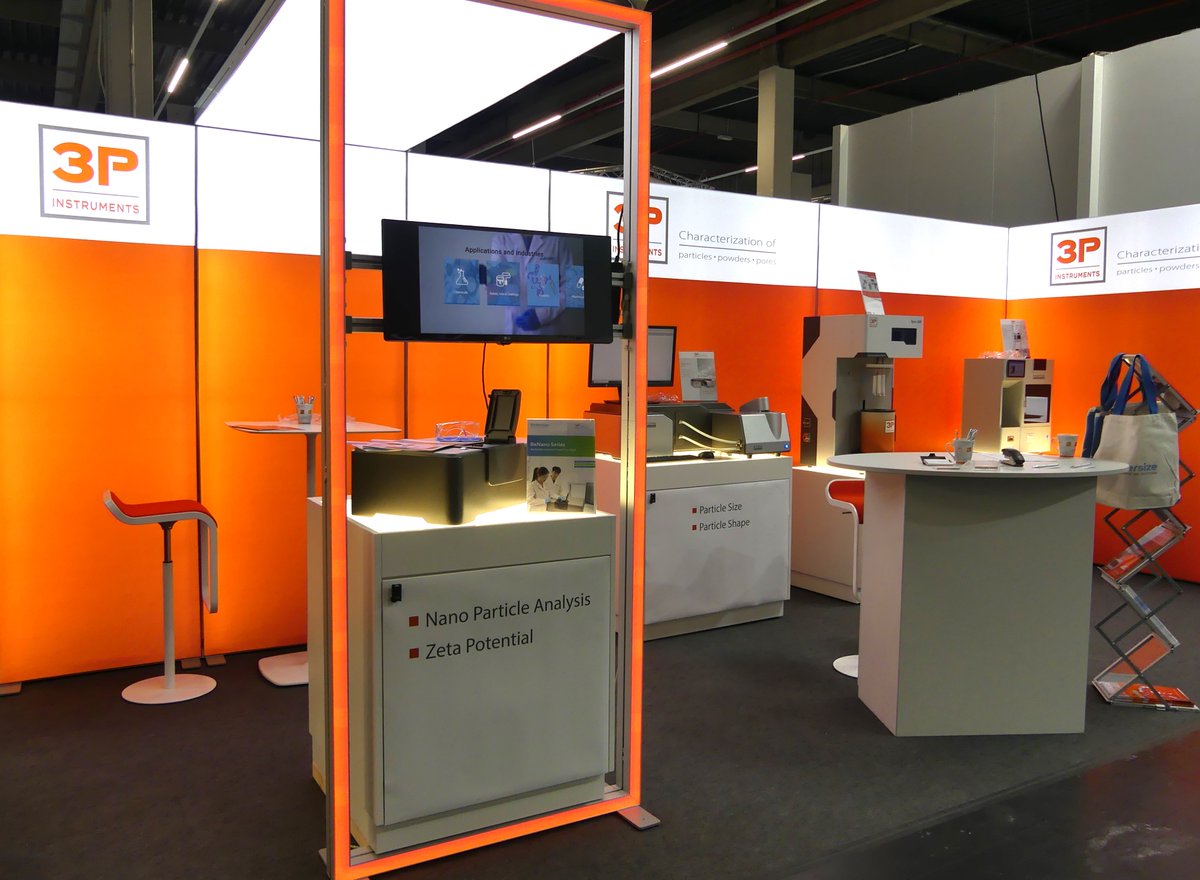 3P_INSTRUMENTS's tweet photo. 3P at #POWTECH: Hall 3, Booth 522 - come visit us!
We help you with the #characterization of your #particles #powders and #pores.

Our highlight: the new BeNano 180 Zeta Pro for #nanoparticle characterization.

#Charakterisierung #Partikel #Pulver #Poren #Bettersize https://t.co/lPrkAiXM7o