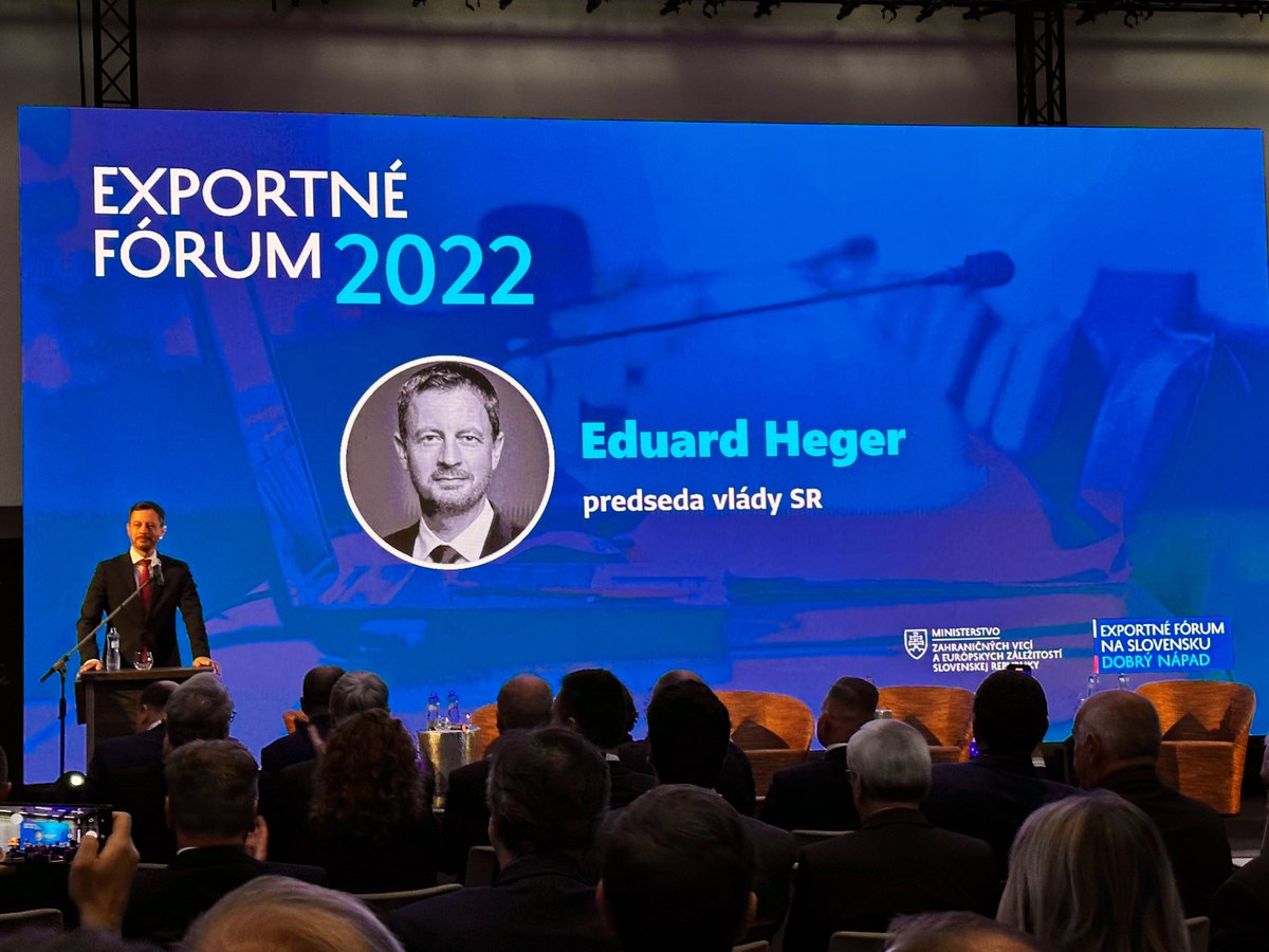 PTurosik's tweet photo. #ExportForum 2022 is bringing again a great opportunity to exchange views w/🇸🇰 entrepreneurs on #Slovak export policy, but also on business opportunities in 🇧🇦. Useful coordination w/#UNDP, state institutions 🇸🇰, as well as my ED colleagues from @SlovakiaMFA. #GoodIdeaSlovakia 👏 https://t.co/3eQpuKbITx
