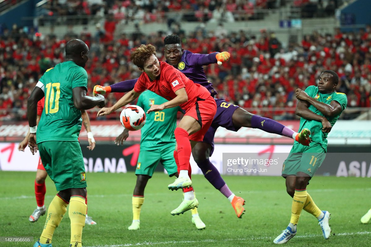 [#Amical🌐] Victoire 1-0 de la #CoréeDuSud 🇰🇷 face au #Cameroun 🇨🇲 !

⚽️ #Son 35’

#KORCMR