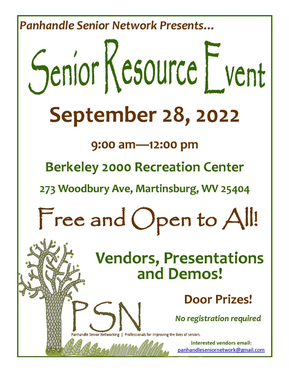 The Senior Resource Event will be happening tomorrow! For those travelling on a Route Bus to the event, you won't have to pay a fare! If you have any questions at all, please contact EPTA at 304-263-0876. 🚌