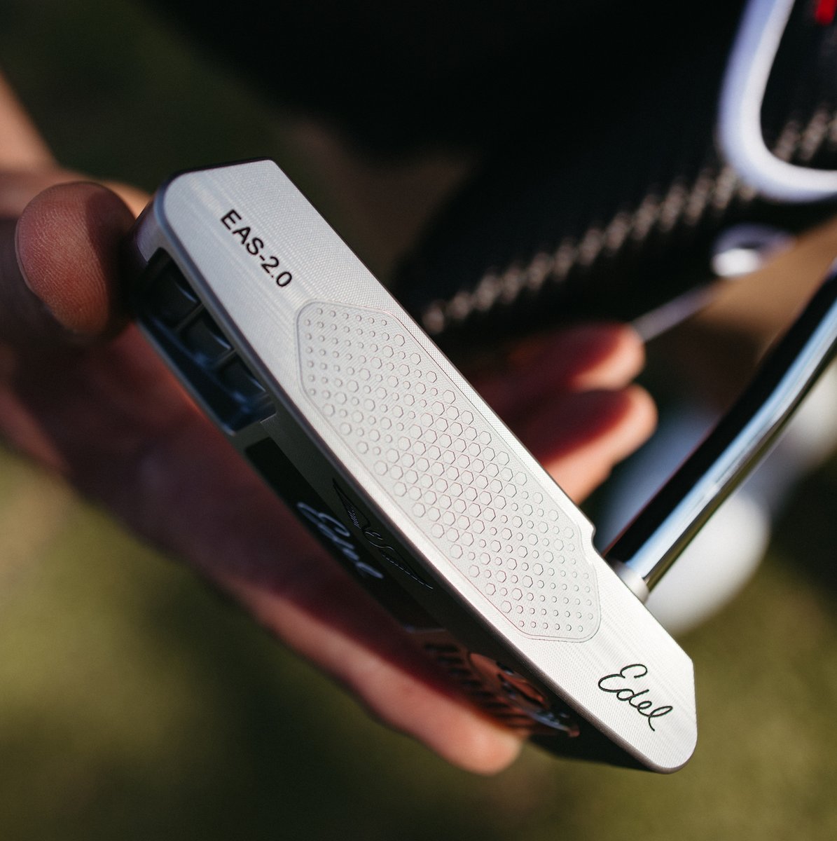 EDELgolf's tweet photo. The best of both worlds 🌟 Featuring a modified blade coupled with a concave radius, the EAS 2.0 is a neutral aiming putter for most. Find which #EASPutter is right for you today ➡️ https://t.co/TscFJFt6c1

#edelgolf #teamedel #putter https://t.co/aOmZBpccPO