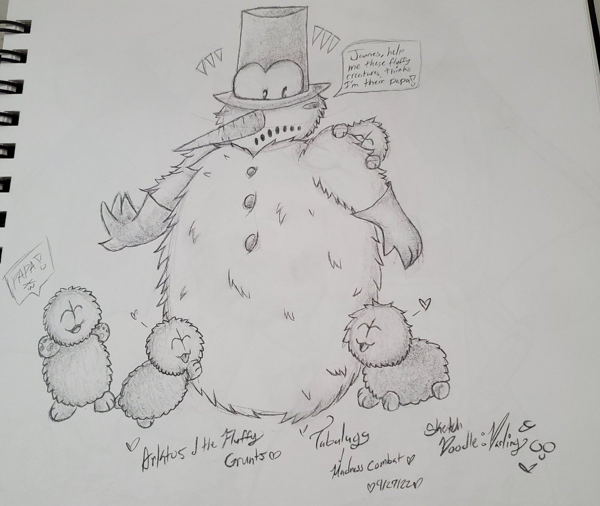CombatDarling's tweet photo. Arktos meets the Fluffy Grunts. They all think that Arktos is their Papa lol
#Tabaluga #Arktos #madnesscombat #fluffygrunts https://t.co/EEkOM7GFVd