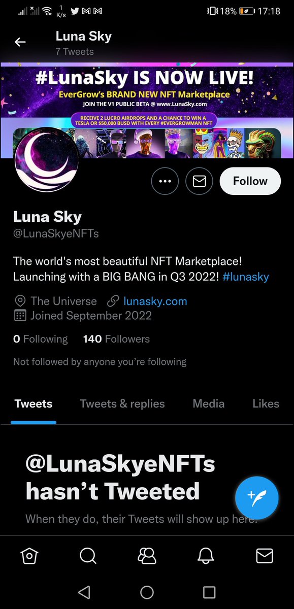 FuturusDaoLtd's tweet photo. @EverCommunity @LunaSkyeNFTs is the alternative #fake picked up by #FuturusTwitterBot https://t.co/SyEmx0fsoK