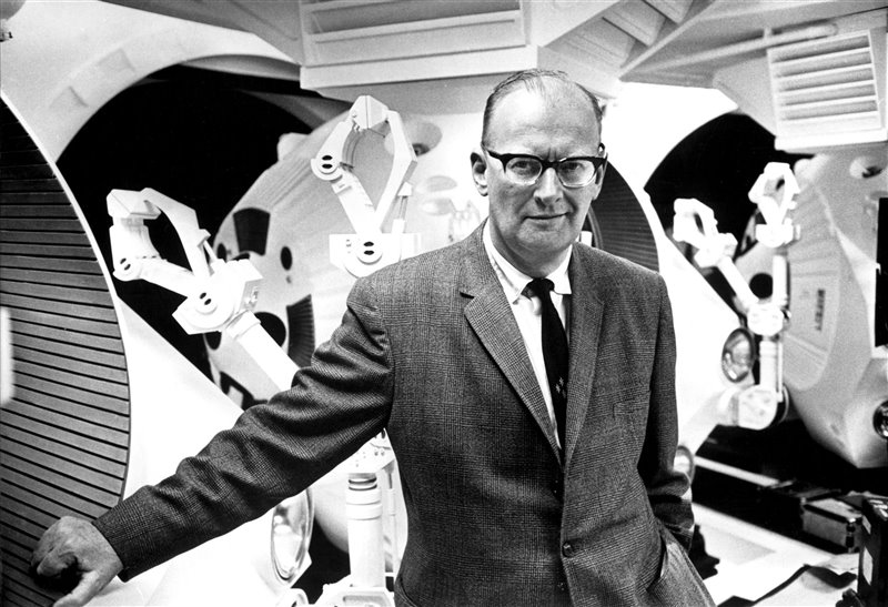 Group2uc3m's tweet photo. Sir Arthur Charles Clarke was an English science-fiction writer, science writer, futurist, inventor, undersea explorer, and television series host.He co-wrote the screenplay for the 1968 film 2001: A Space Odyssey, widely regarded as one of the most influential films of all time. https://t.co/NLyJOZgBnf